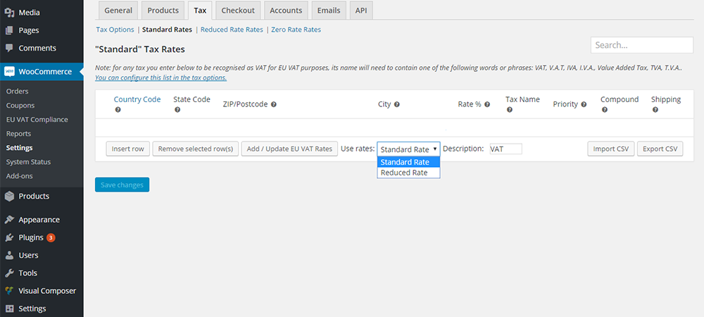 WooCommerce EU Vat Compliance