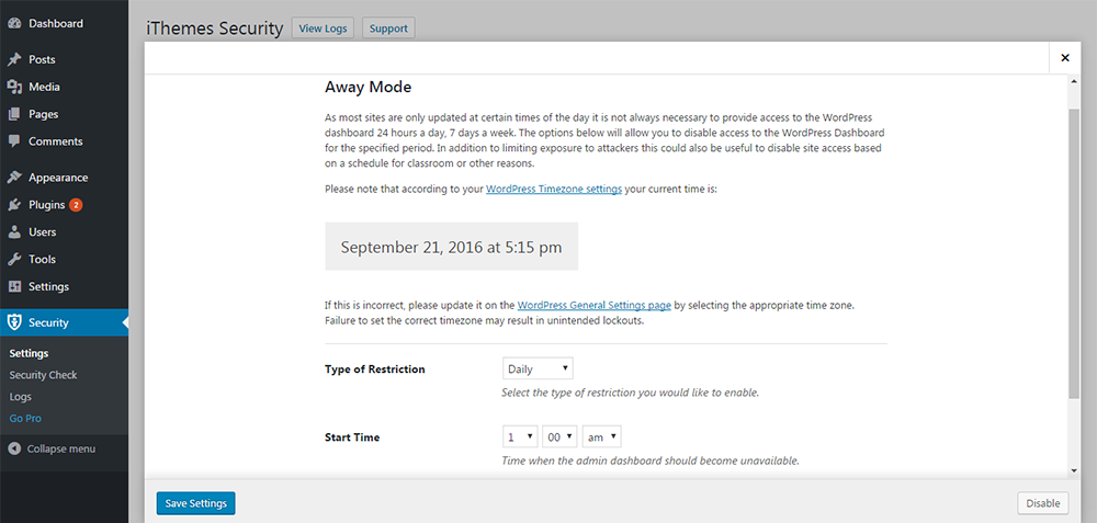 ithemes-security-away-mode